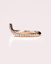 0.25 TCW Round Cut Lab Grown Diamond Wedding Band Gift For Her Mapple Gems